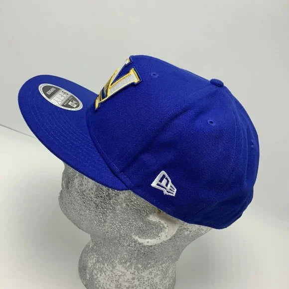 Men's New Era Cap Royal Blue | Yellow Golden State Warriors Big Logo 9FIFTY NBA