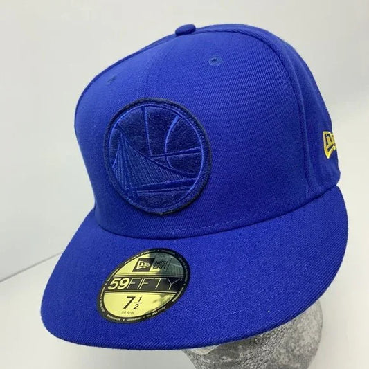 Men's New Era Cap Royal Blue | Yellow Golden State Warriors 59FIFTY NBA NWT