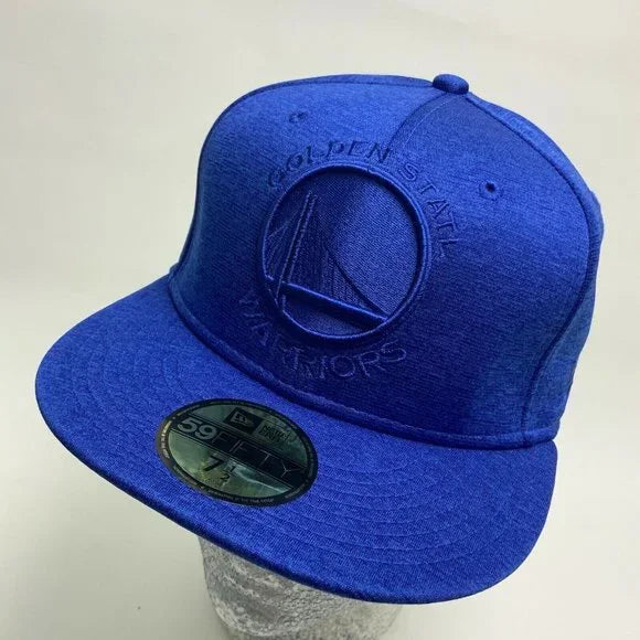 Men's New Era Cap Royal Blue Golden State Warriors 59FIFTY NBA NWT