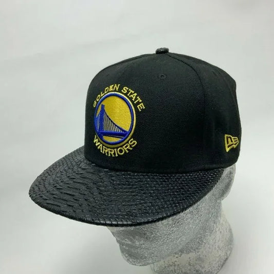 Men's New Era Cap Black Animal Print Golden State Warriors 9FIFTY NBA NWT