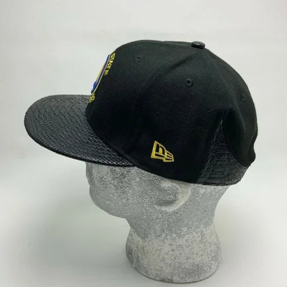 Men's New Era Cap Black Animal Print Golden State Warriors 9FIFTY NBA NWT