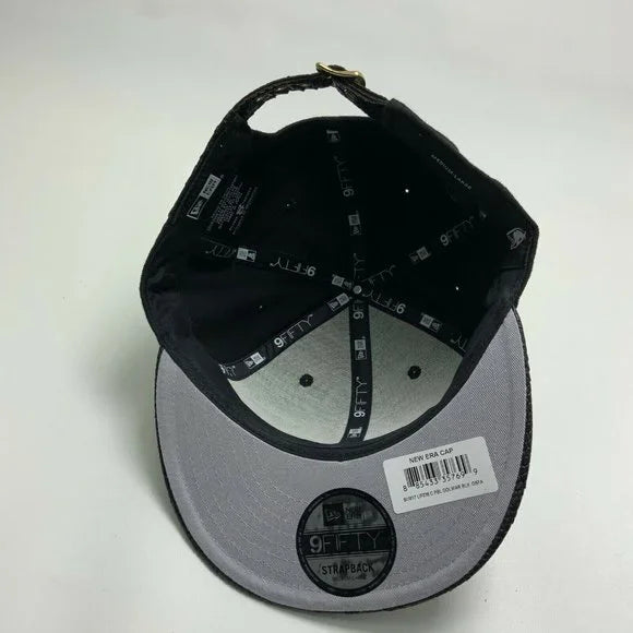 Men's New Era Cap Black Animal Print Golden State Warriors 9FIFTY NBA NWT