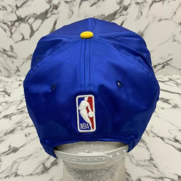 Men's New Era Cap Glossy Royal Blue | Yellow Golden State Warrior 9FIFTY NBA NWT