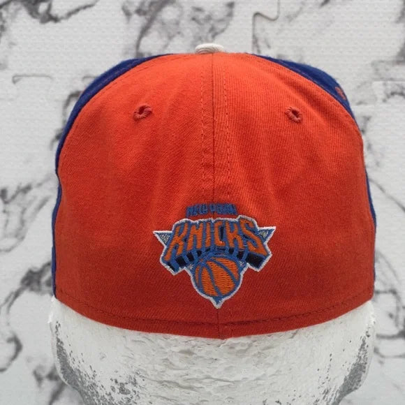 Men's New Era Cap Orange | Royal Blue NBA 59FIFTY Hats NWT