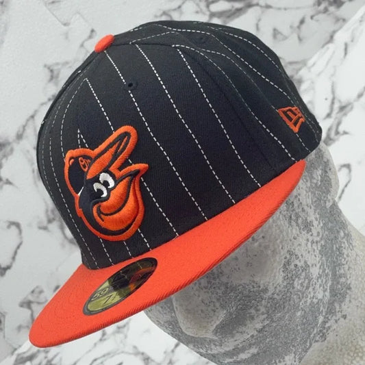 Men's New Era Cap Black | Orange Orioles 59FIFTY MLB NWT