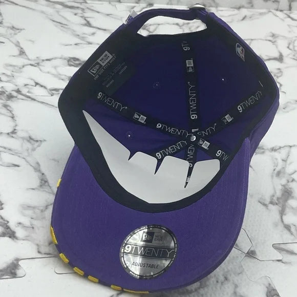 Men's New Era Cap Purple | Yellow | White Los Angeles Lakers NWT