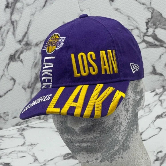 Men's New Era Cap Purple | Yellow | White Los Angeles Lakers NWT