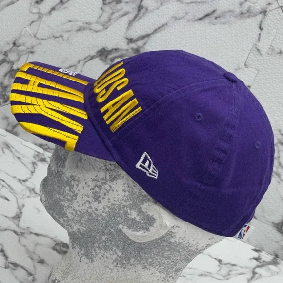 Men's New Era Cap Purple | Yellow | White Los Angeles Lakers NWT