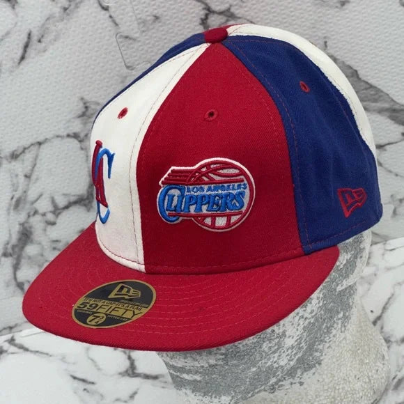 Men's New Era Cap Royal Blue | White | Red Clippers 59FIFTY Hardwood Classic NWT