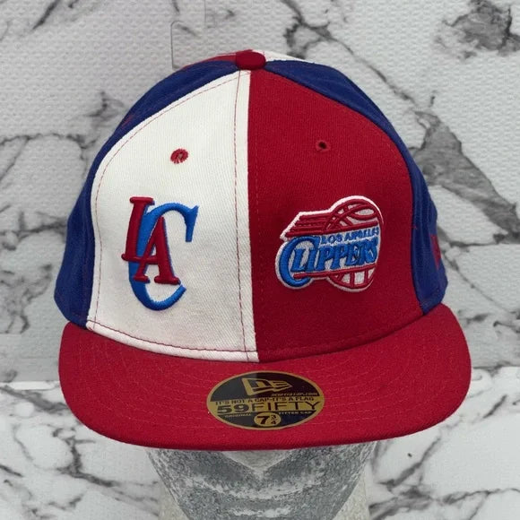 Men's New Era Cap Royal Blue | White | Red Clippers 59FIFTY Hardwood Classic NWT