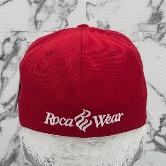 Men's Rocawear Red | White Fitted Hat NWT