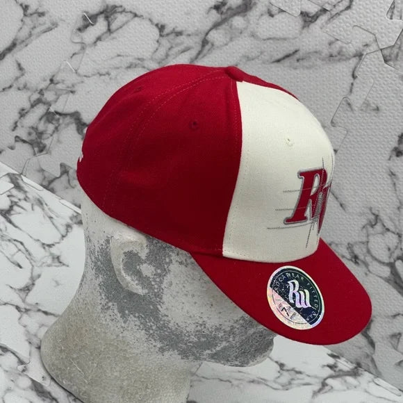 Men's Rocawear Red | White Fitted Hat NWT