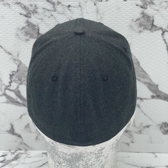 Men's New Era Cap Grey | Black Raiders NFL Fitted Hat NWT