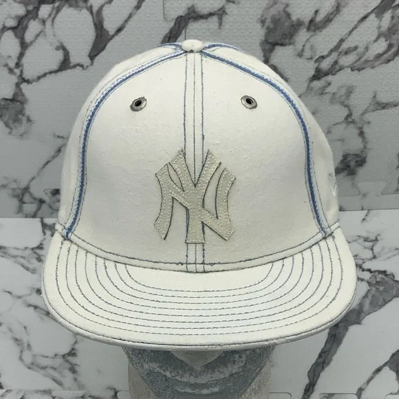 Men's New Era Cap Vintage Off White NY Yankees 59FIFTY Hat NWT