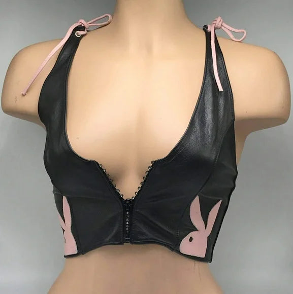 Women’s Playboy Black | Pink Top & Underwear Set NWT