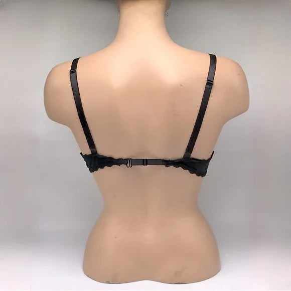 Women’s Playboy Black See Through Bra NWT