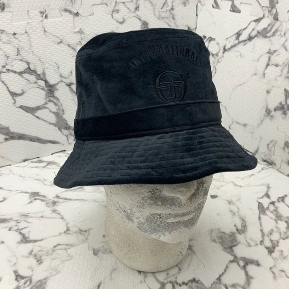 Sergio Tacchini Sovana Black Lahinch Bucket Hat NWT