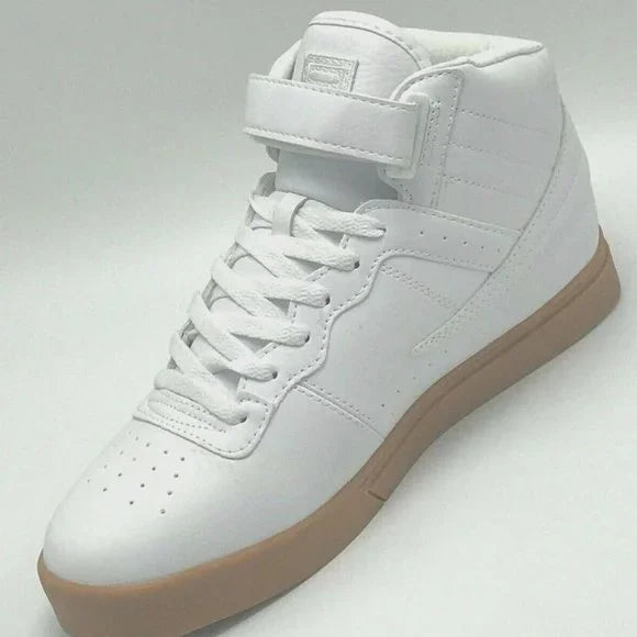 Men's Fila Vulc 13 Mid Plus White | Gum Sneakers NWT