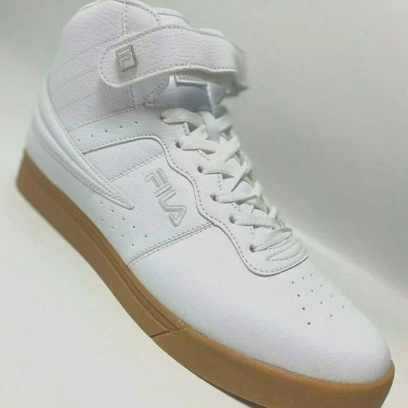 Men's Fila Vulc 13 Mid Plus White | Gum Sneakers NWT