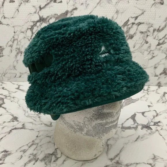 Men's Kangol Forest Green Faux Utility Bucket Hats NWT