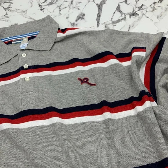 Men’s Rocawear Grey | Navy | Red | White Big & Tall Polo Shirt NWT