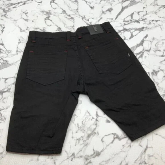 Men's Makobi Black Denim Shorts NWT