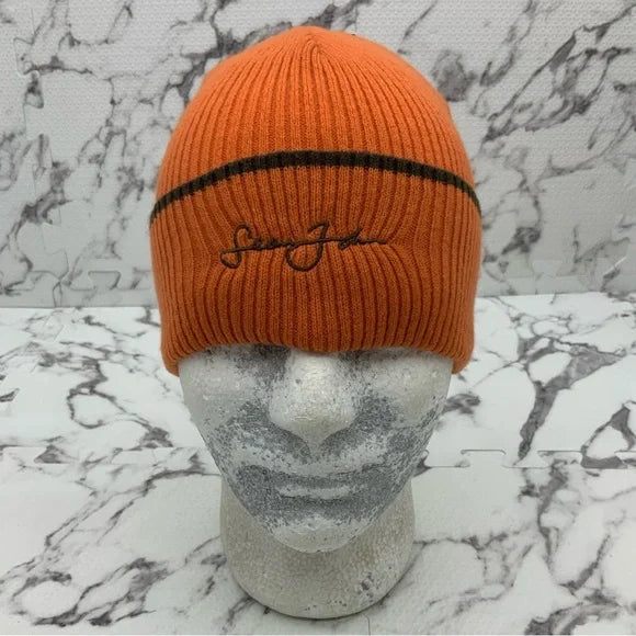 Men's Sean John Orange | Brown Casual Cuff Beanies NWT