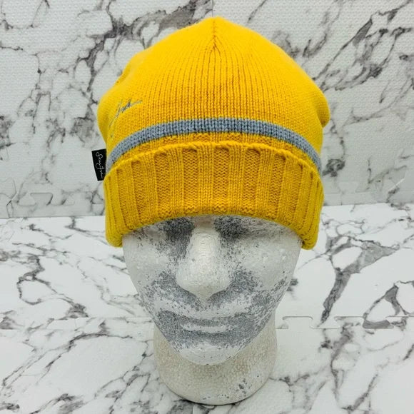 Men's Sean John Yellow | Grey Casual Cuff Beanies NWT