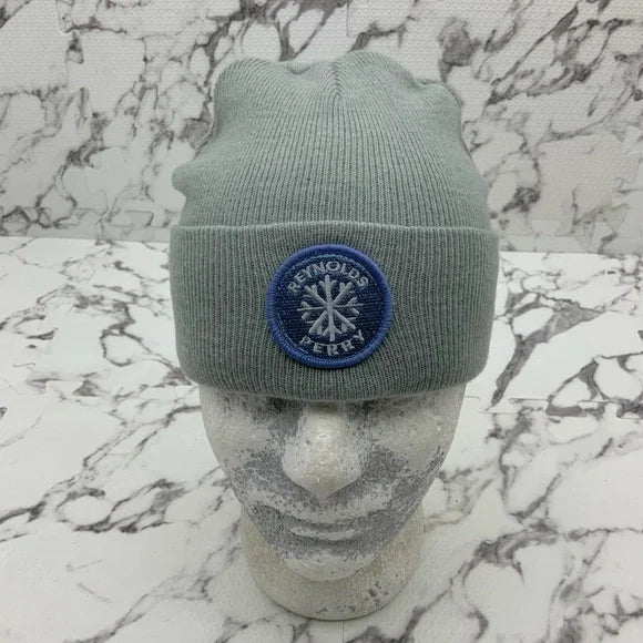 Men's RP55 Grey | Blue Cuff Casual Beanies NWT