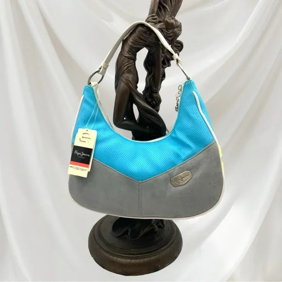 Women’s Pepe Jeans Turquoise | Grey | White Handbags NWT