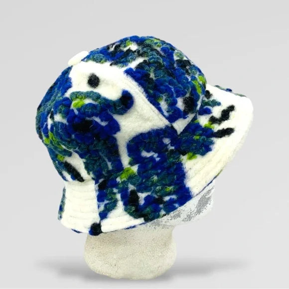 Men's Kangol Gardenia | Royal Blue | Green | Black Wooly Floral Bucket Hat NWT &