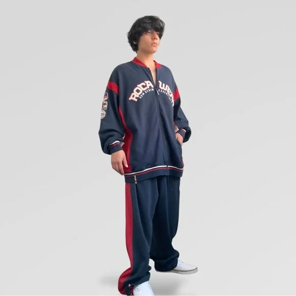 Men’s Rocawear Navy | Vikin Red Tracksuit NWt