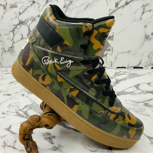 Men’s Patrick Ewing Green | Gum Orion Non Strap Sneakers NWT