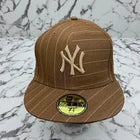 New Era Cap MLB NY Yankees Rust | Beige Pinstripes 59FIFTY