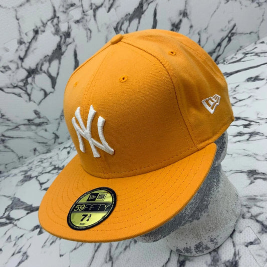 New Era Cap MLB NY Yankees Cantaloupe | White Logo 59FIFTY Hat