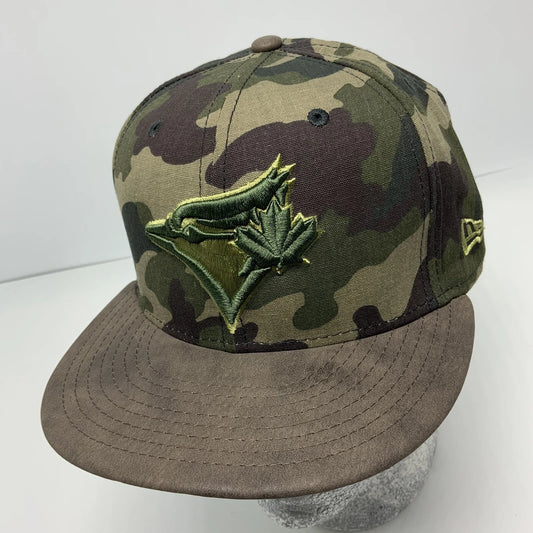 Men's New Era Cap MLB Toronto Blue Jays Camouflage Brown 9FIFTY Snapback Hat
