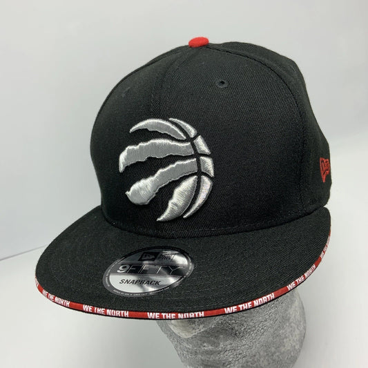 Men's New Era Cap NBA Toronto Raptors Black 9FIFTY Snapback Hat