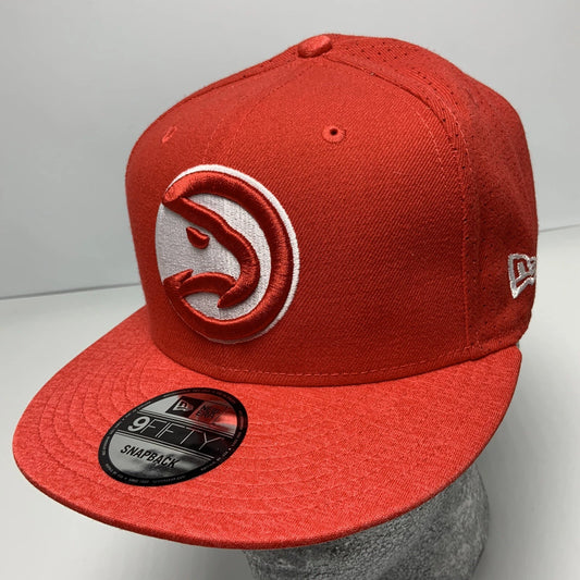 Men's New Era Cap NBA Atlanta Hawks Red | White Mesh 9FIFTY Snapback Hat