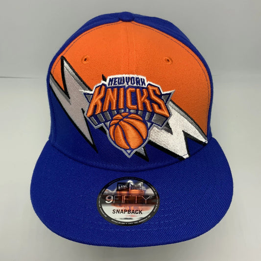 New Era Cap NBA NY Knicks Orange Royal Blue 9FIFTY SnapBack Hat