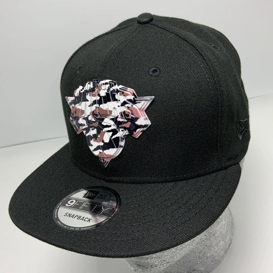Men's New Era Cap Black | Camo Logo NY Knicks 9FIFTY NBA