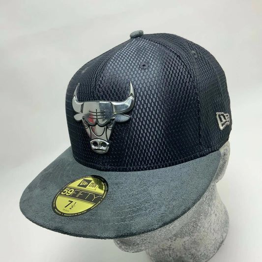New Era Cap NBA All Chicago Bulls Black Grey 59FIFTY Hat