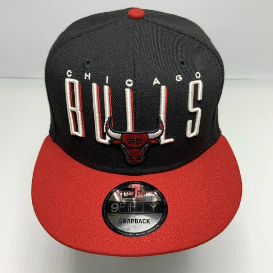 New Era Cap NBA Chicago Bulls Black Red 9FIFTY Snapback Hat