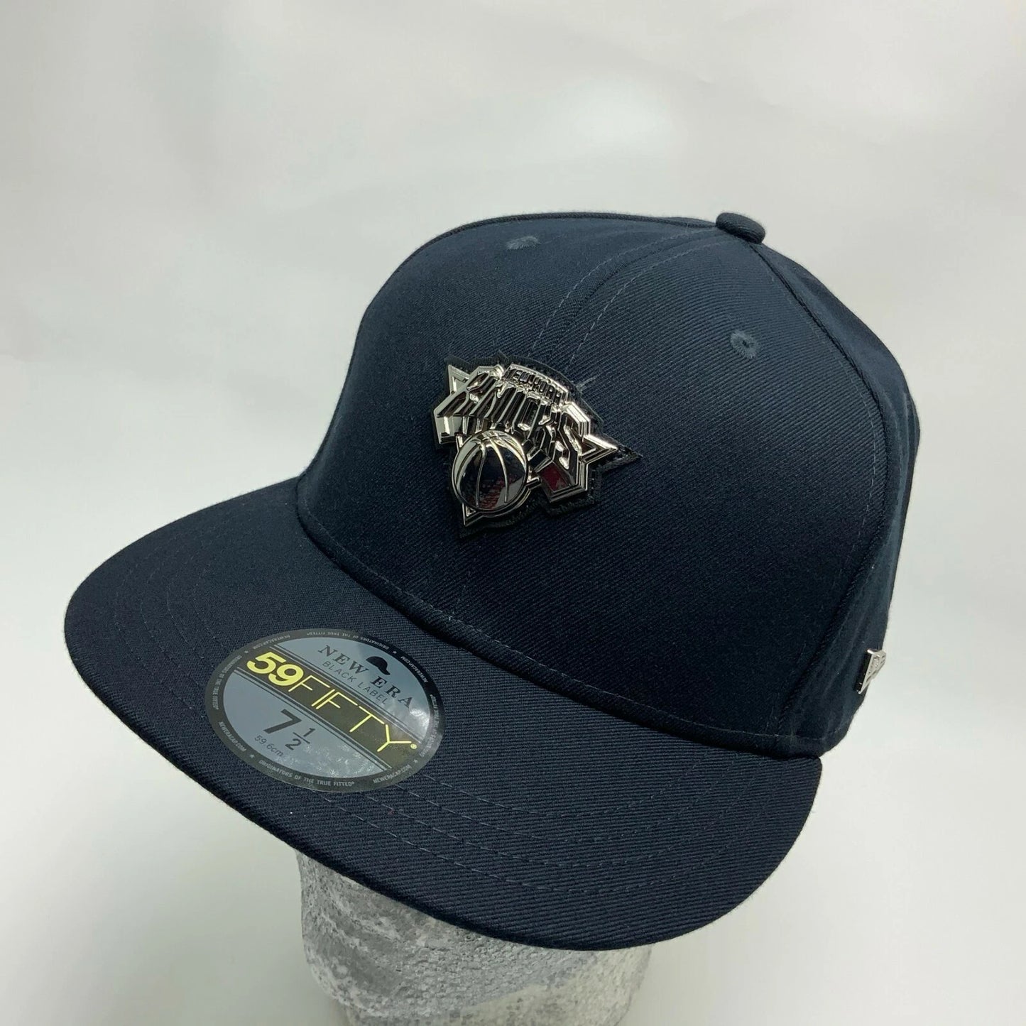 Men's New Era Cap Navy | Silver NY Knicks 59FIFTY NBA