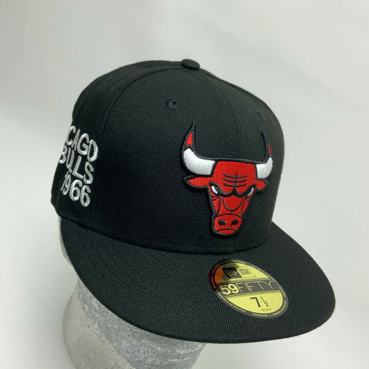 New Era Cap NBA All Chicago Bulls Black Red 59FIFTY Hat
