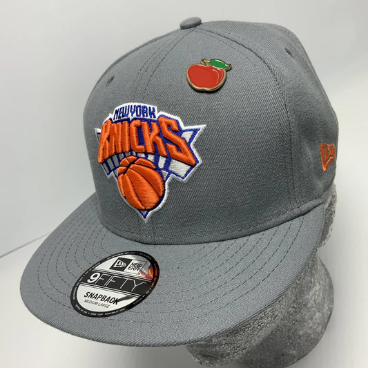 Men's New Era Cap Grey | Orange NY Knicks 9FIFTY NBA LIMITED EDITION