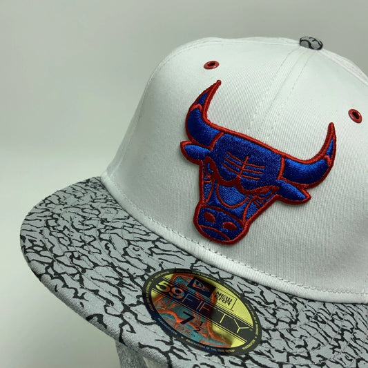 New Era Cap NBA All Chicago White Cement Print 59FIFTY Hat