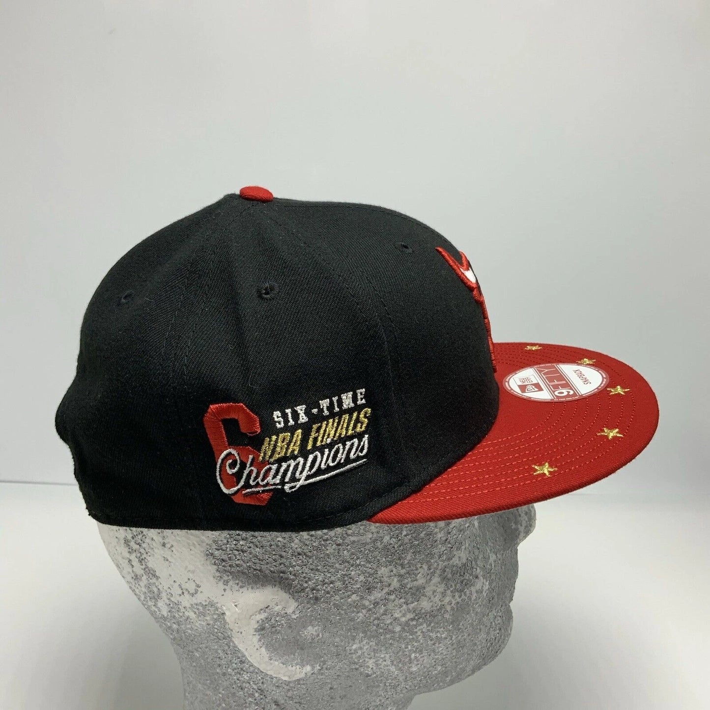 Men's New Era Cap Bk | Rd Chicago Bulls 6-Time Champions 9FIFTY LIMITED EDITION
