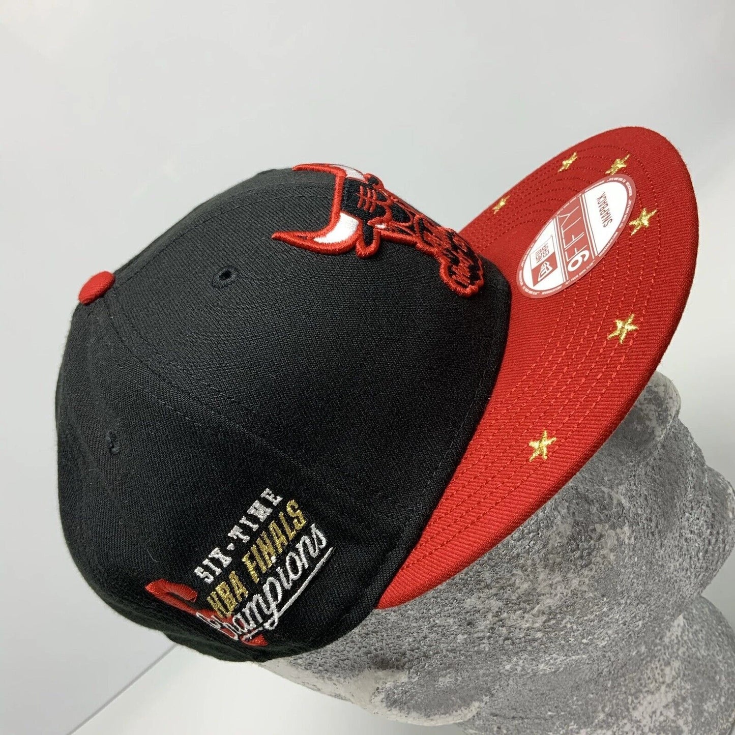 Men's New Era Cap Bk | Rd Chicago Bulls 6-Time Champions 9FIFTY LIMITED EDITION