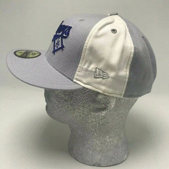 Men's New Era Cap Grey | Off White Los Angeles Dodgers 59FIFTY MLB