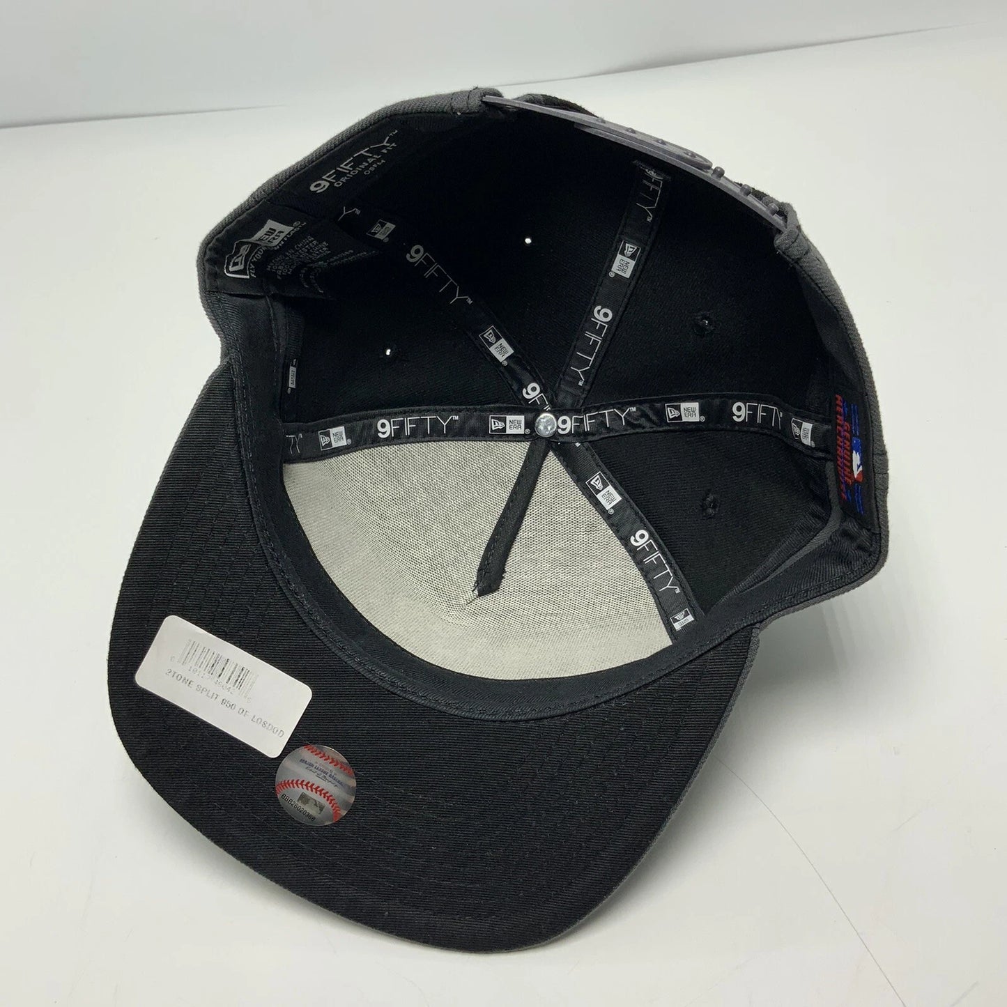 New Era Cap MLB Los Angeles Dodgers Black Charcoal Grey 9FIFTY Snapback Hat